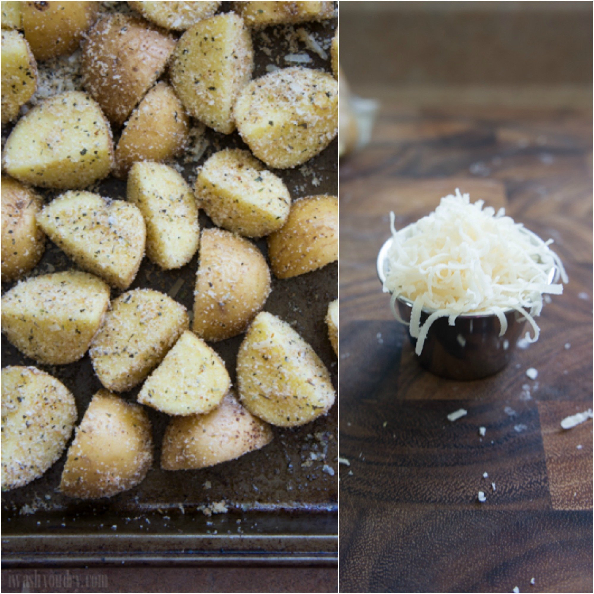 Parmesan Roasted Potatoes - I Wash You Dry