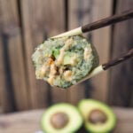 Quinoa and Avocado Sushi Rolls (with sun dried tomatoes and bacon)