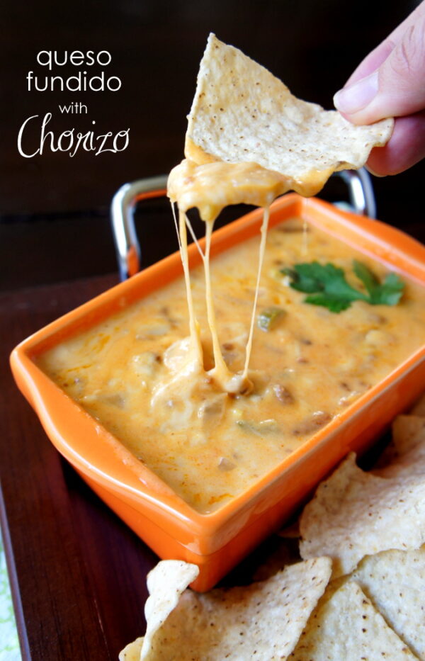 Queso Fundido with Chorizo