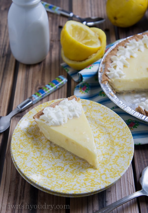 Sour Cream Lemon Pie