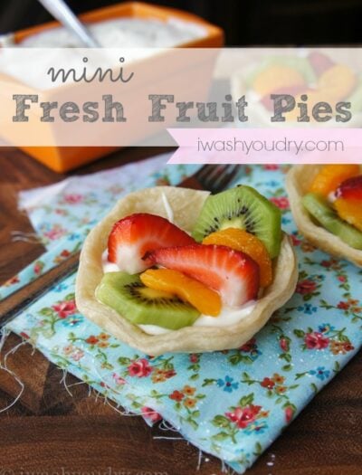Mini Fresh Fruit Pies