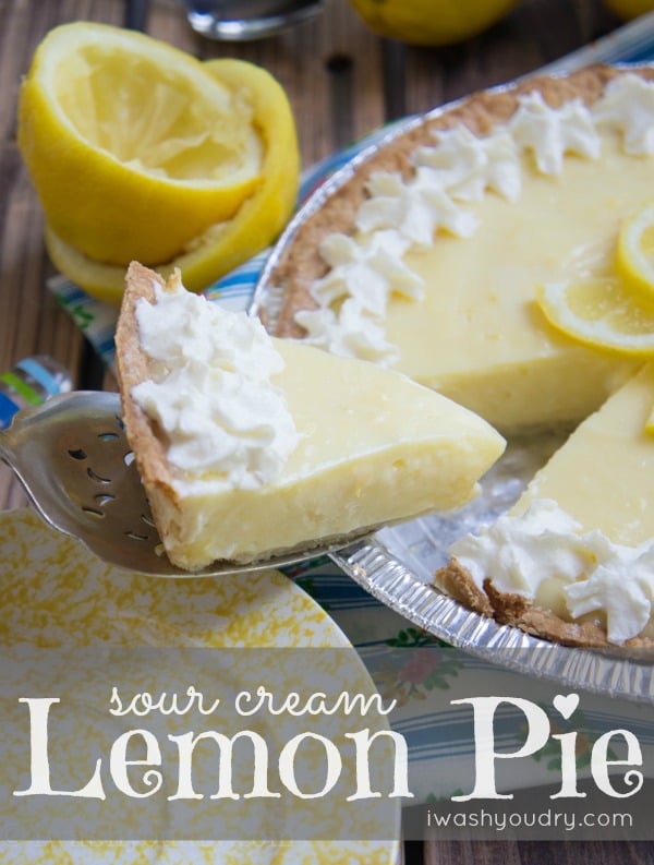 Sour Cream Lemon Pie