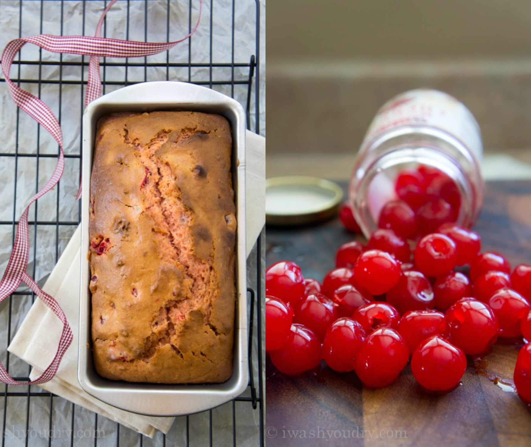 Cherry Nut Bread {Pat's Recipes} I Wash You Dry