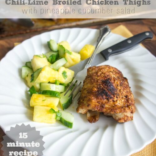 Grilled Chili Lime Chicken Kabobs with Mango Salsa I Wash You Dry