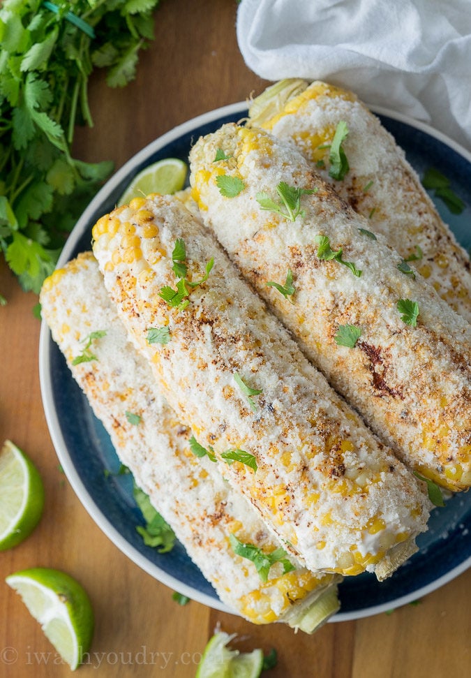 Elote Mexican Grilled Corn - I Wash You Dry