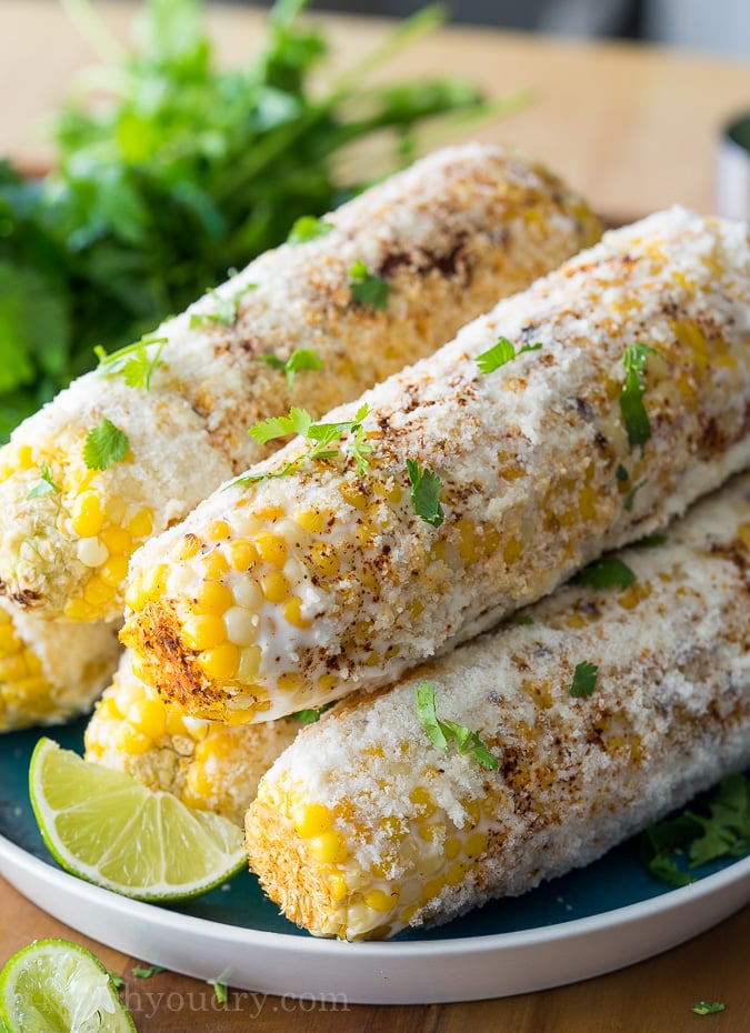 Elote Mexican Grilled Corn - I Wash You Dry