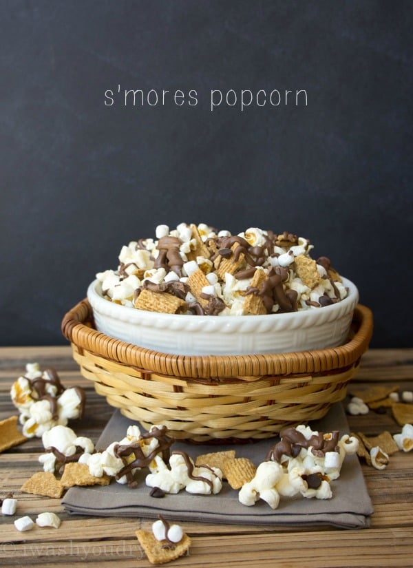 S'mores Popcorn - I Wash You Dry