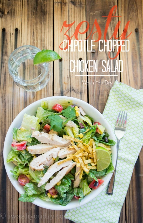 Zesty Chipotle Chopped Chicken Salad