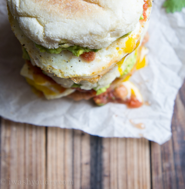 Huevos Rancheros Breakfast Sandwich