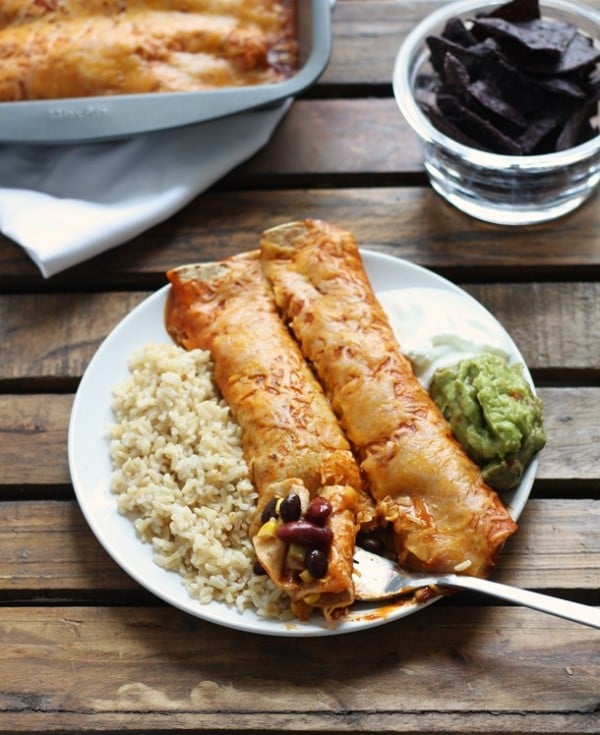 Bean Enchiladas