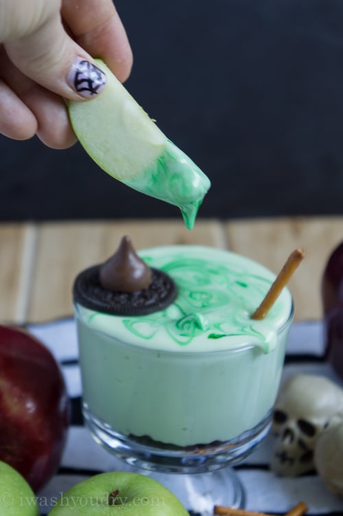 Melted Witch (cream cheese) Fruit Dip