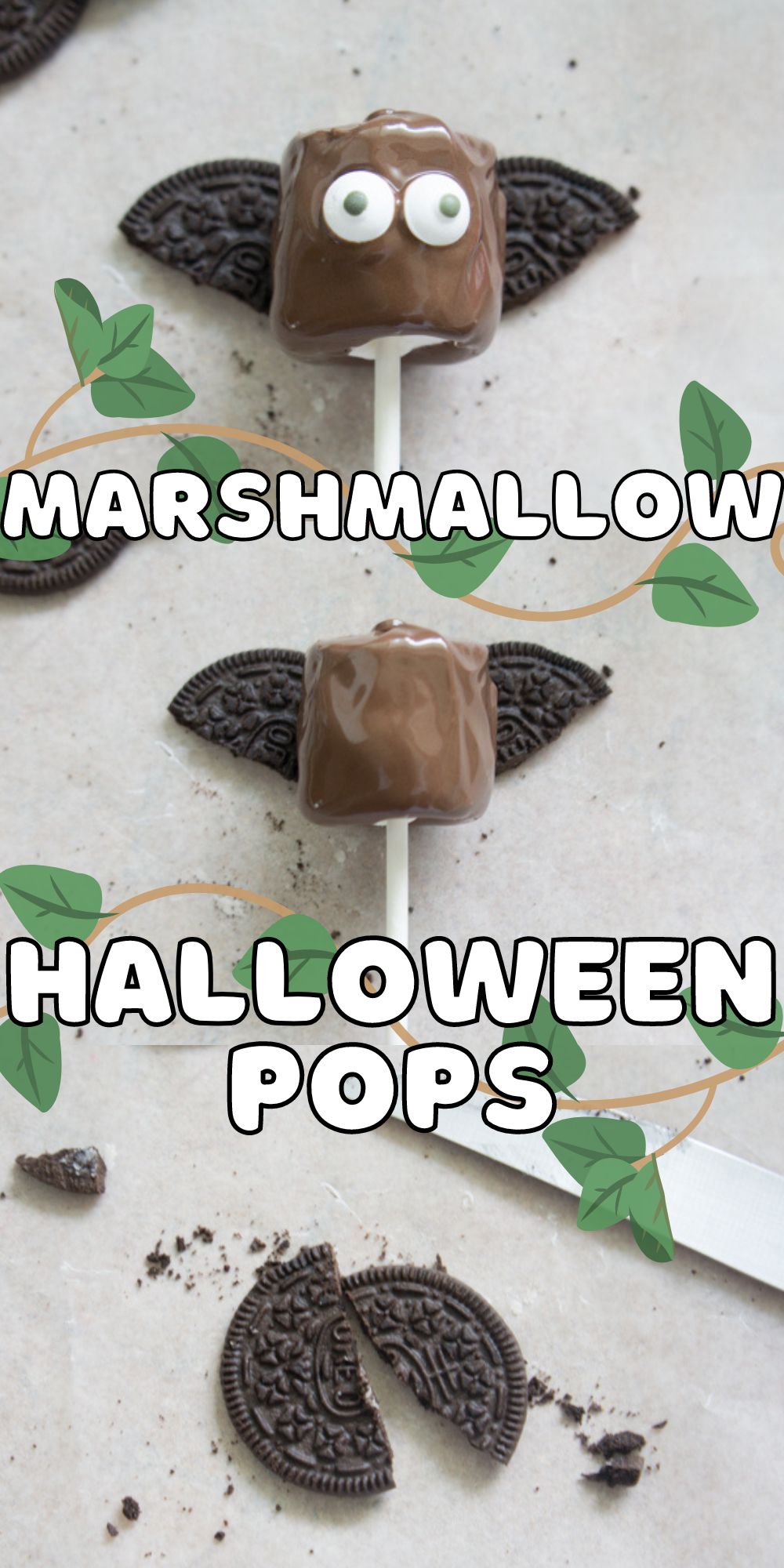 Halloween Marshmallow Pops - I Wash You Dry