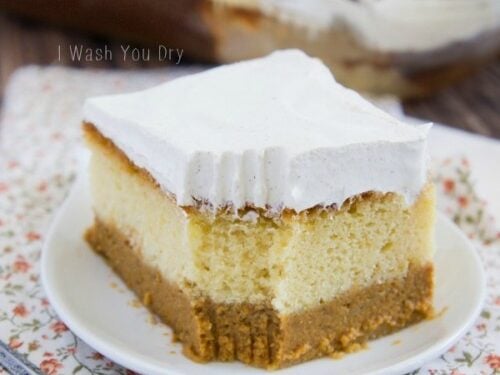 Pumpkin Magic Cake I Wash You Dry