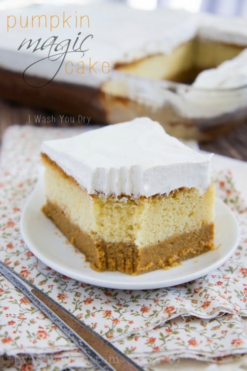 Pumpkin Magic Cake