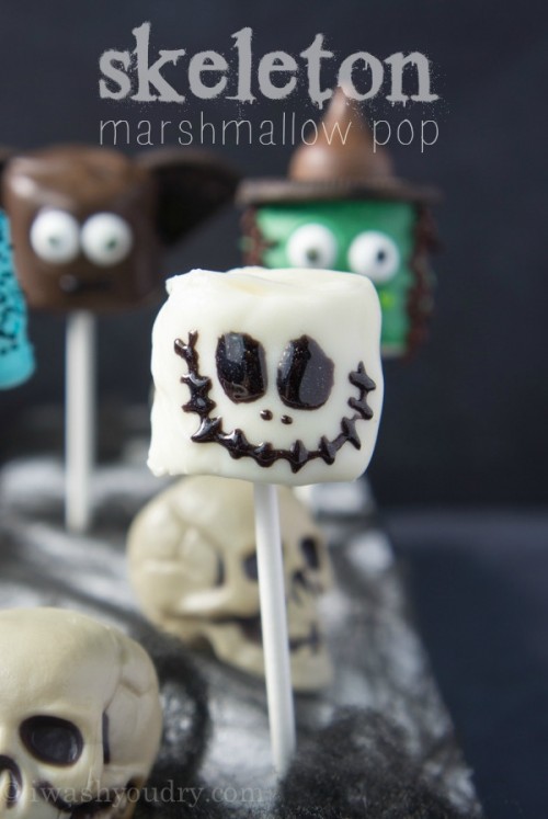 Skeleton Marshmallow Pop!