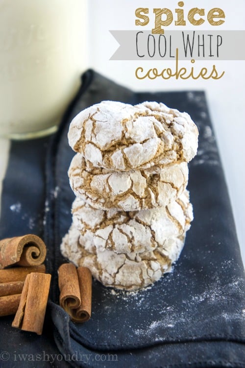 Spice Cool Whip Cookies
