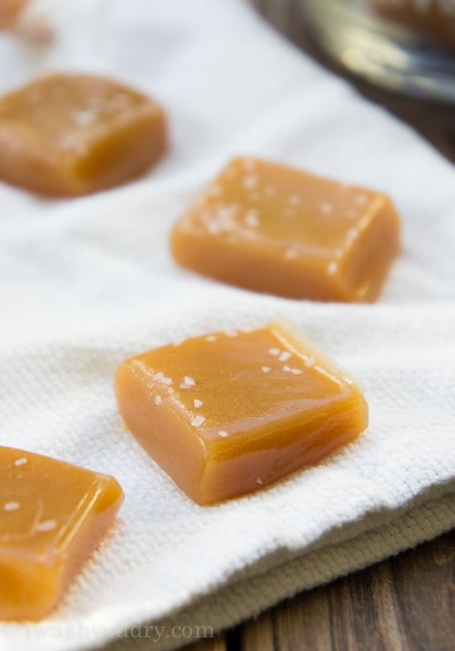 Honey Salted Caramels