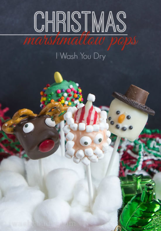 Christmas Marshmallow Pops - Glorious Treats