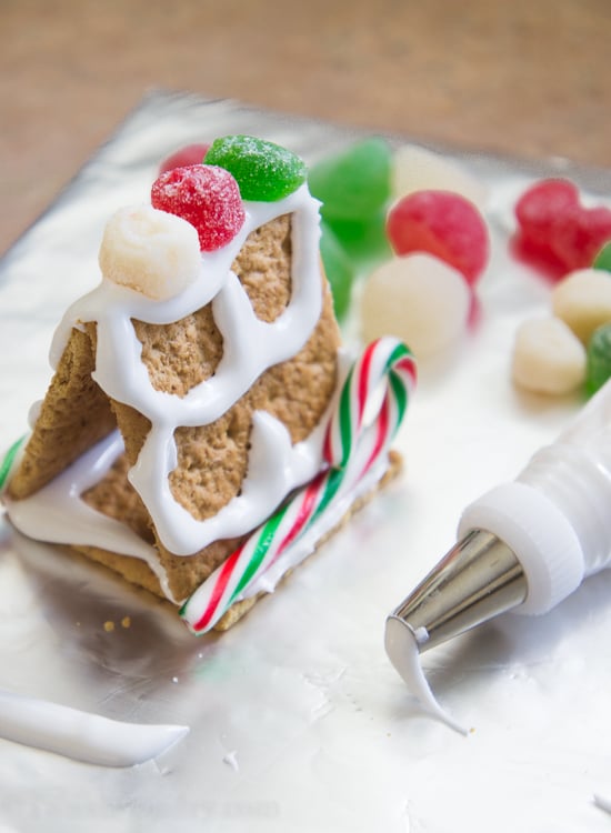 Sugar Cookie Frosting makes a perfect icing for sugar cookies and Gingerbread House Glue!