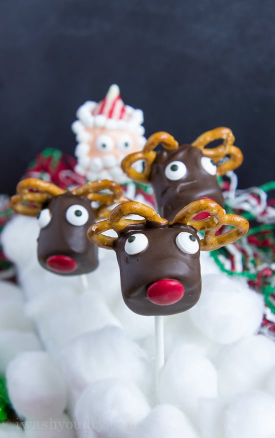 Reindeer Marshmallow Pops