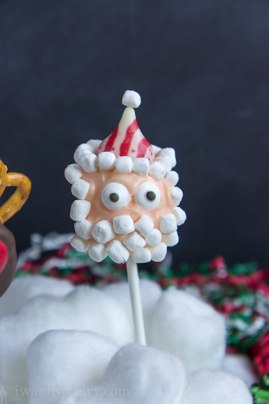 Santa Claus Marshmallow Pop