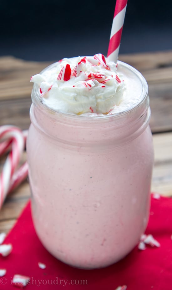 Candy Cane Crunch Milkshake