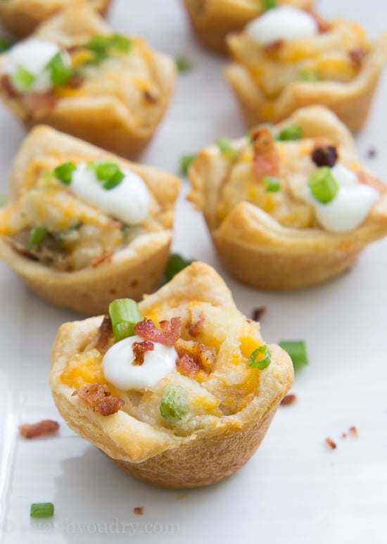 Loaded Mashed Potato Cups - I Wash You Dry