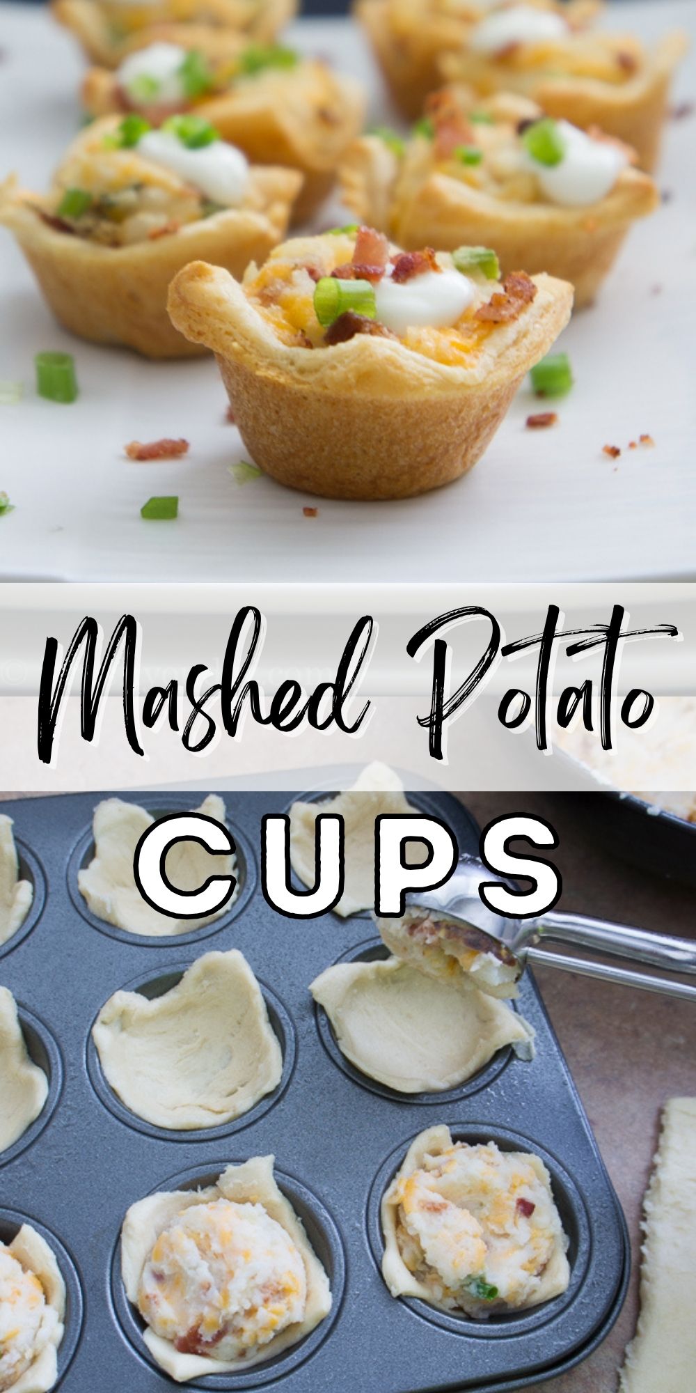 Loaded Mashed Potato Cups - I Wash You Dry