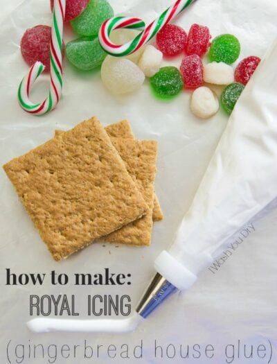 How to make Royal Icing. (Gingerbread House glue!!)