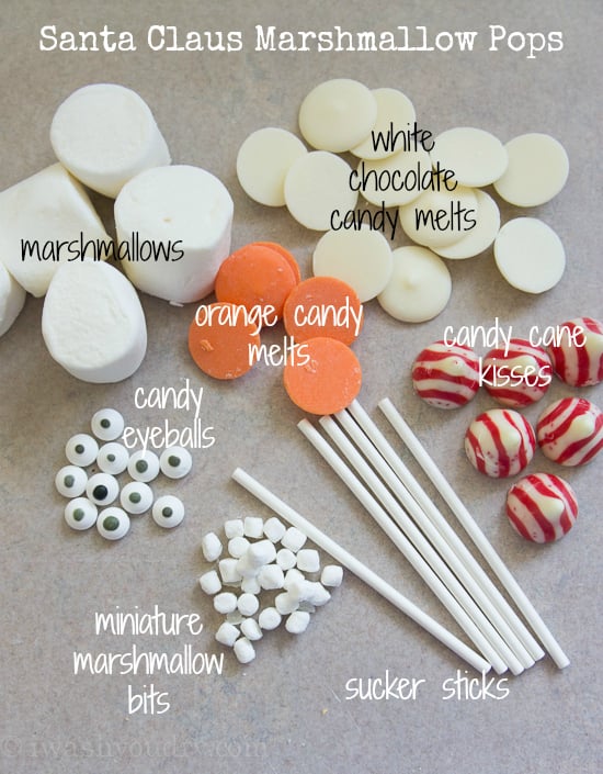 Christmas Marshmallow Pops - Glorious Treats