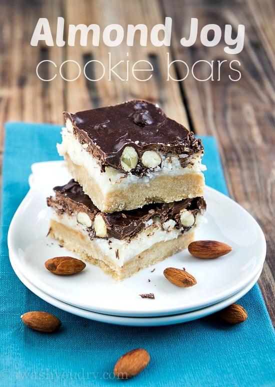 Almond Joy Cookie Bars