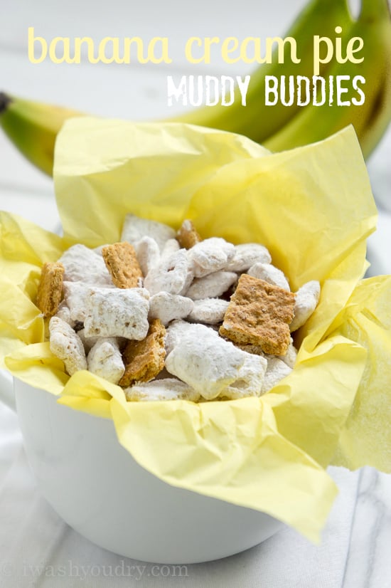 Banana Cream Pie Muddy Buddies