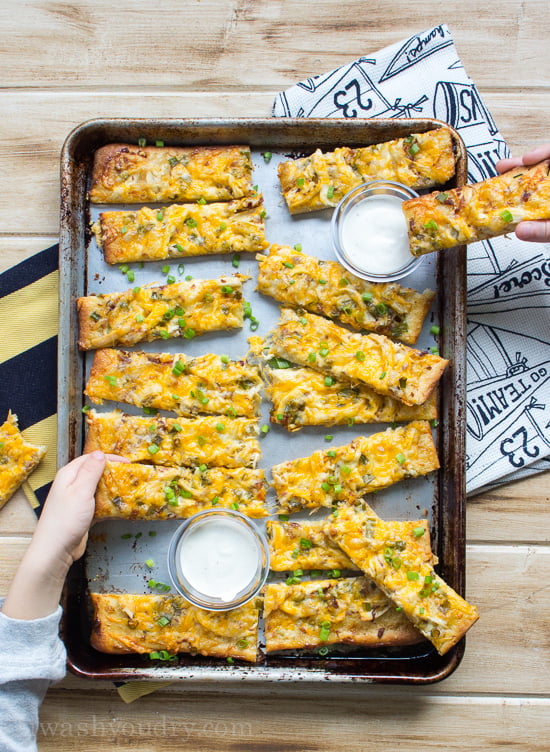 Chicken Bacon Ranch Pizza Sticks