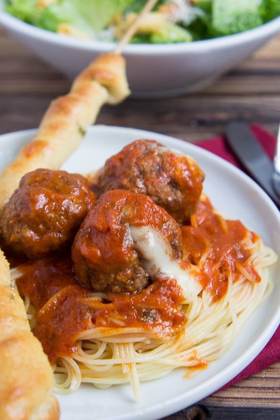 Cheesy Slow Cooker Meatballs