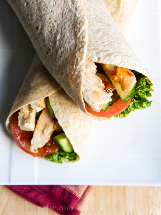 McDonald's CopyCat Sweet Chili Chicken Wrap