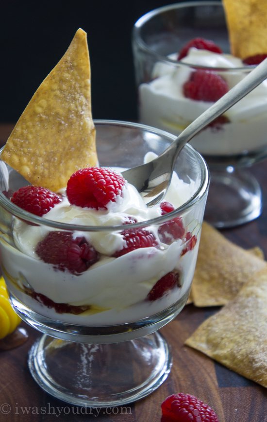 Raspberry Greek Yogurt Parfait