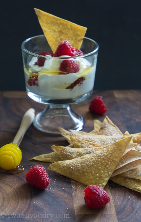 Raspberry Greek Yogurt Parfait