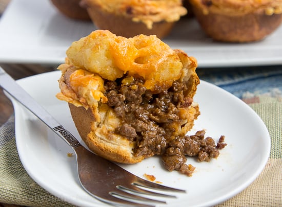 Mini Beef and Potato Nugget Casseroles