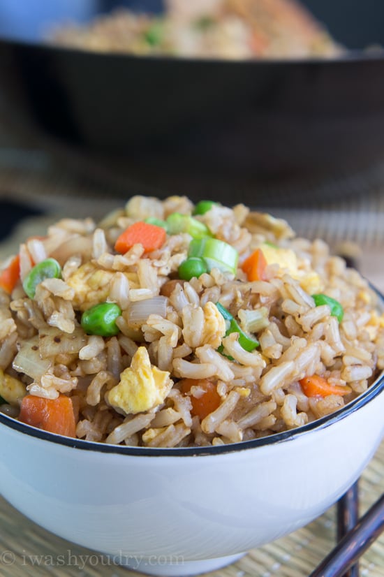 Quick and Easy Brown Fried Rice