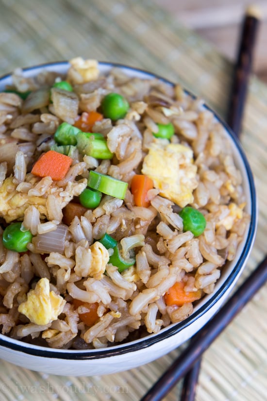 Quick and Easy Brown Fried Rice