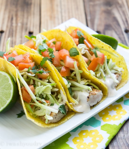 Easy Grilled Fish Tacos