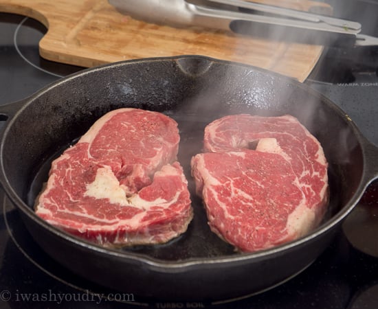 Pan Seared Steak Recipe - Grandbaby Cakes