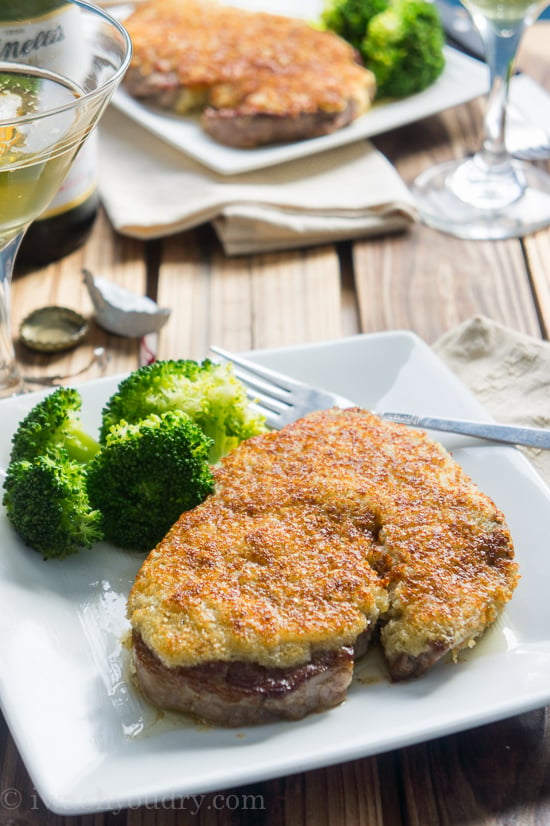 Parmesan Crusted Steaks