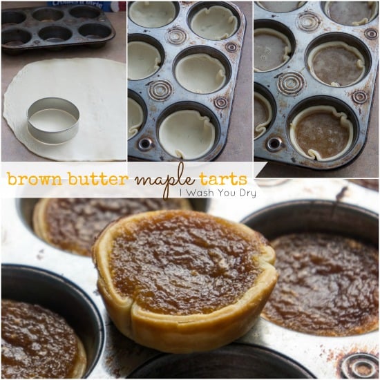 Brown Butter Maple Tarts