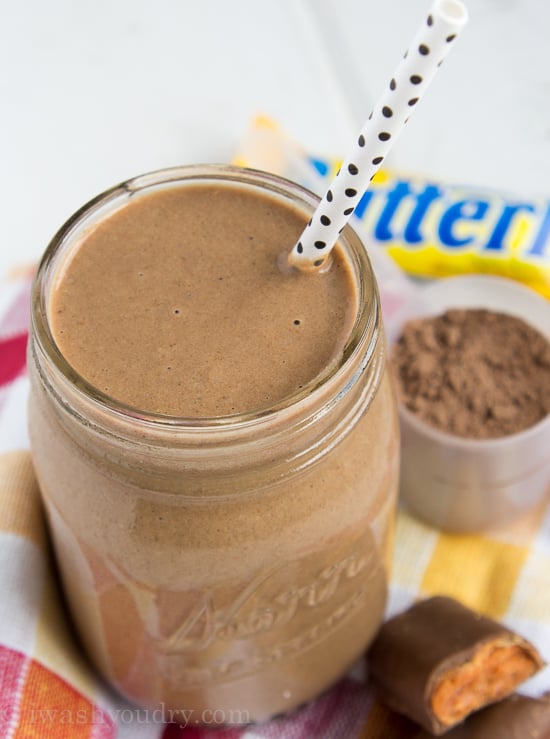 Butterfinger Protein Shake