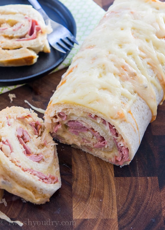 Reuben Pizza Roll - I Wash You Dry