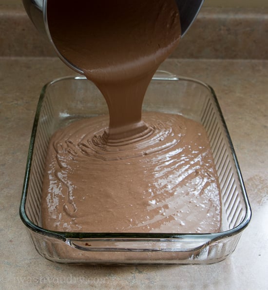 Chocolate Peanut Butter Earthquake Cake