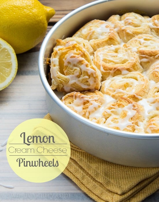 Lemon Cream Cheese Pinwheels