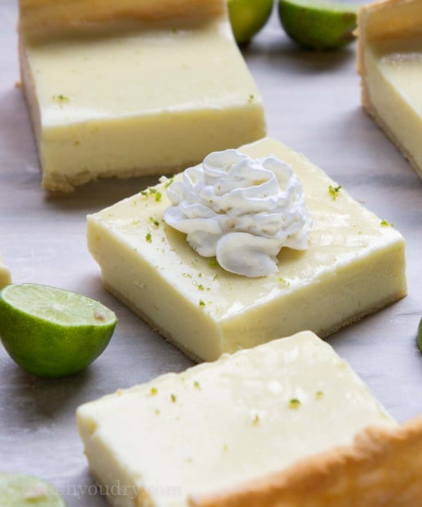 Key Lime Pie Cheesecake Bars