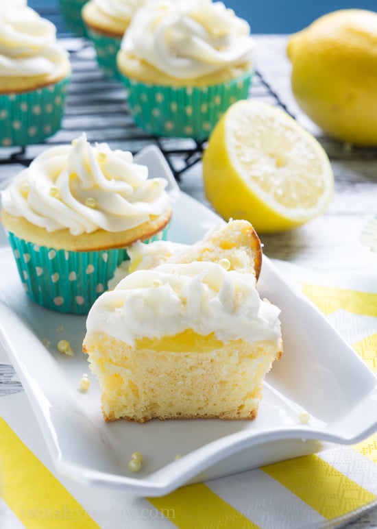 Lemon Burst Cupcakes